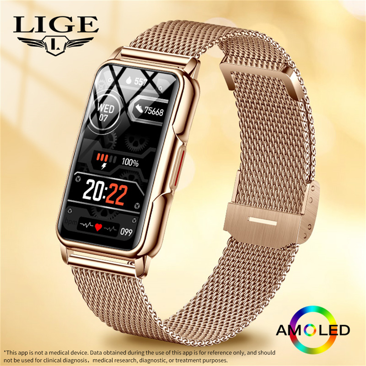 LIGE Smart Watch Men Women Fit - Watch Smartwatch recension och pris